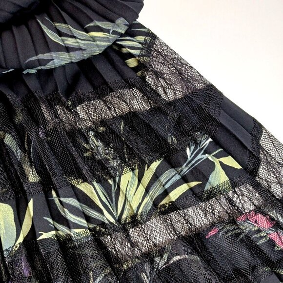 Anthropologie Daniel Rainn Narcisa Pleated Midi Skirt - Picture 9 of 12